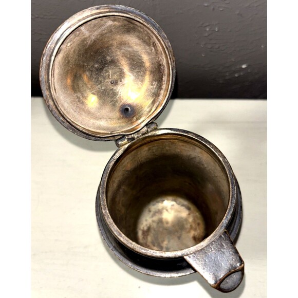 Vintage BISMARCK HOTEL CHICAGO 10oz Creamer Albert Pick & Co Numbered - Picture 5 of 8